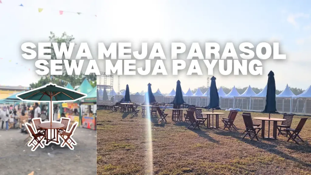 Sewa Meja Payung Sewa Meja Parasol