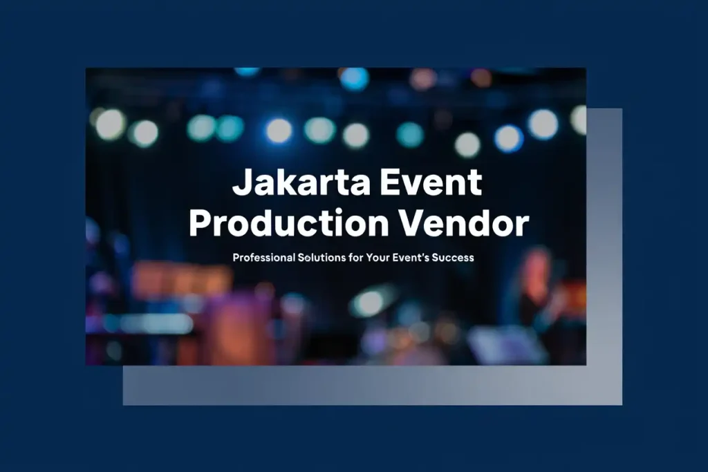 VENDOR EVENT PRODUKSI JAKARTA